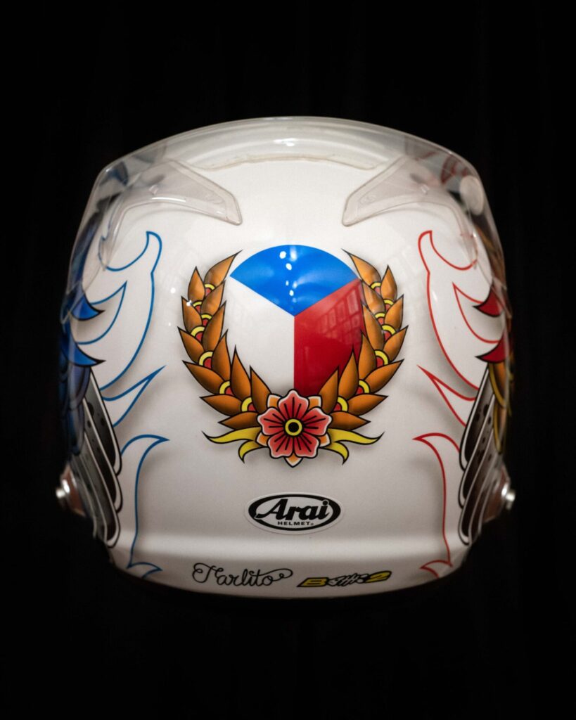 B2design Arai Racing helmet Závodní helma B2design Tarlito