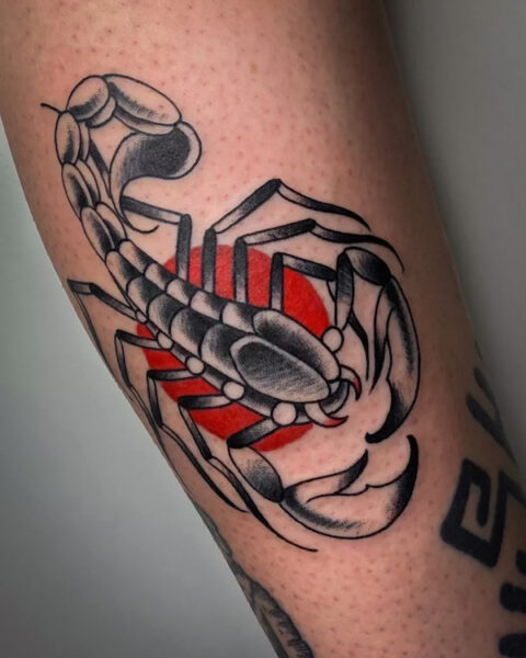 Scorpion tattoo design by Alan Crisogano One Love Tattoo Prague
